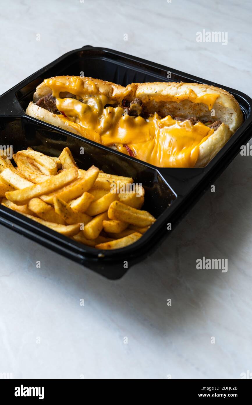 Philly cheese steak hi-res stock photography and images - Alamy