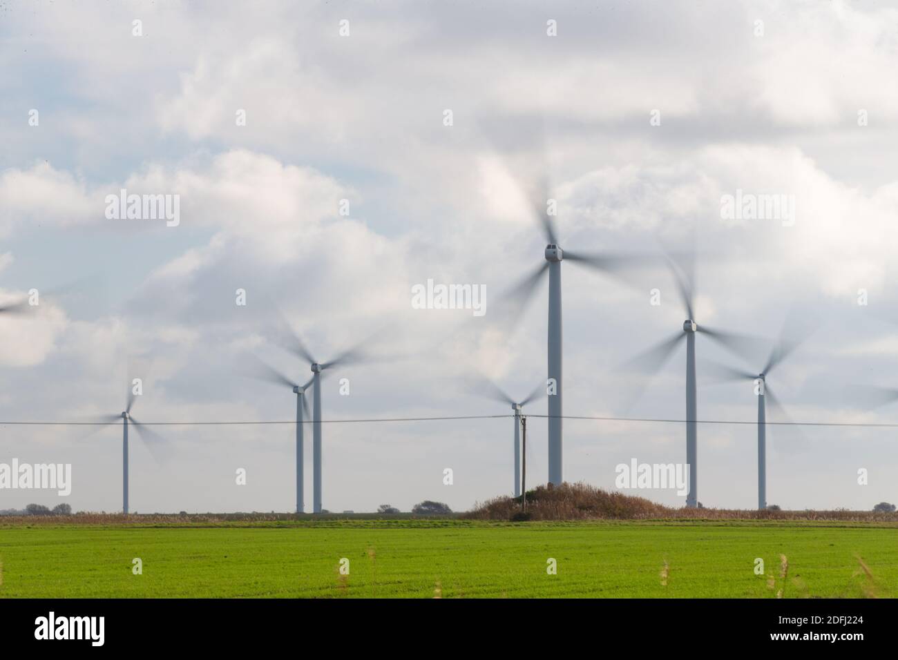 Romney Marsh Kent Uk 5th Dec 2020 Uk Weather Windy Weather At Little Cheyne Court Wind Farm On The Romney Marsh Near Lydd In Kent Photo Credit Paul Lawrenson Pal Media Alamy Live News