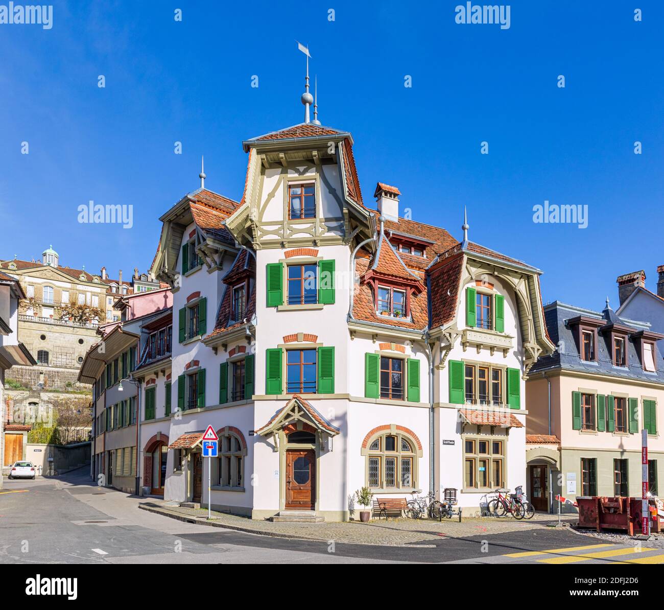 Old town house, Bern, Switzerland Stock Photo