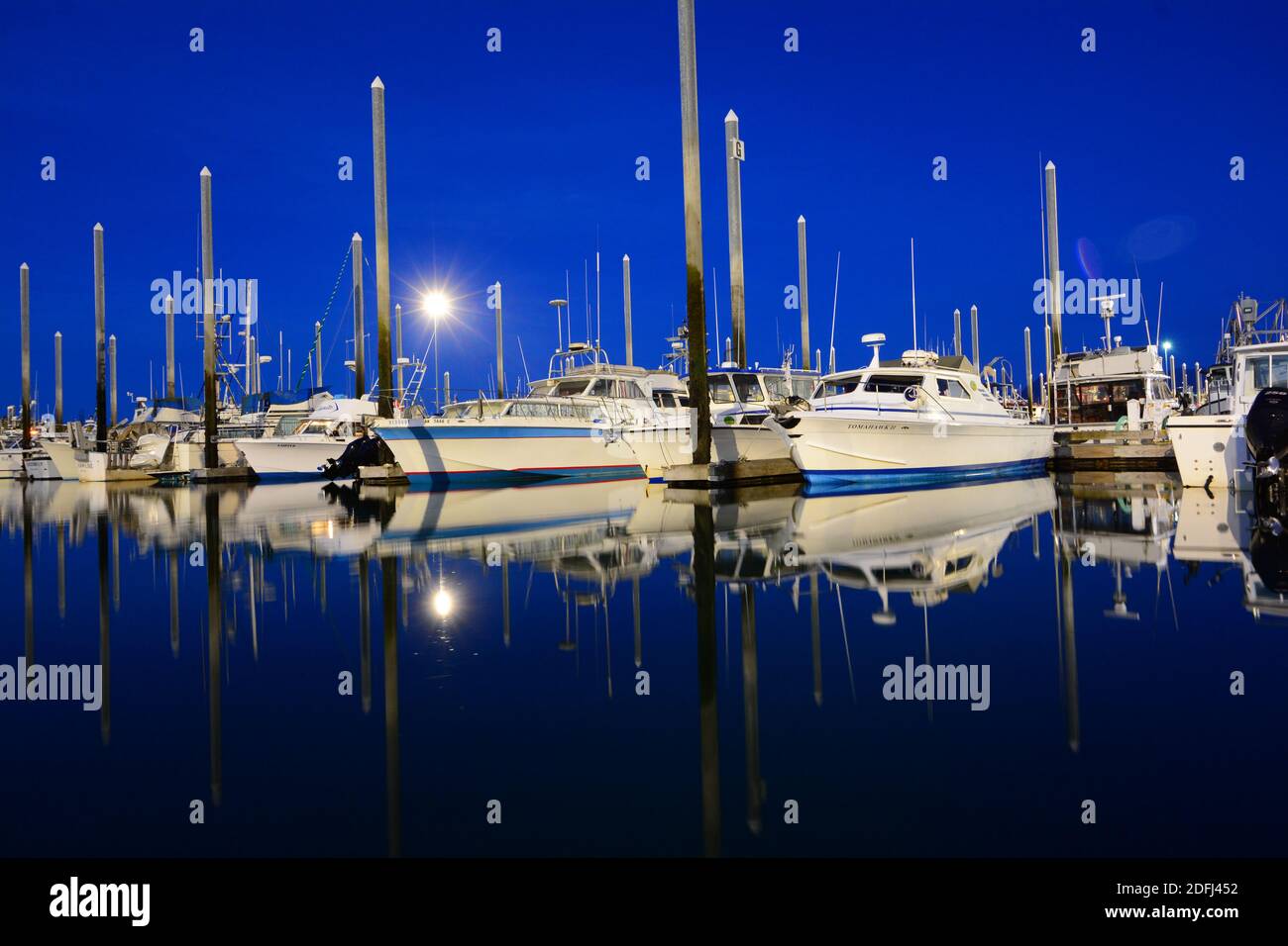 Marina boats in Homer spit, Alaska Stock Photo Alamy
