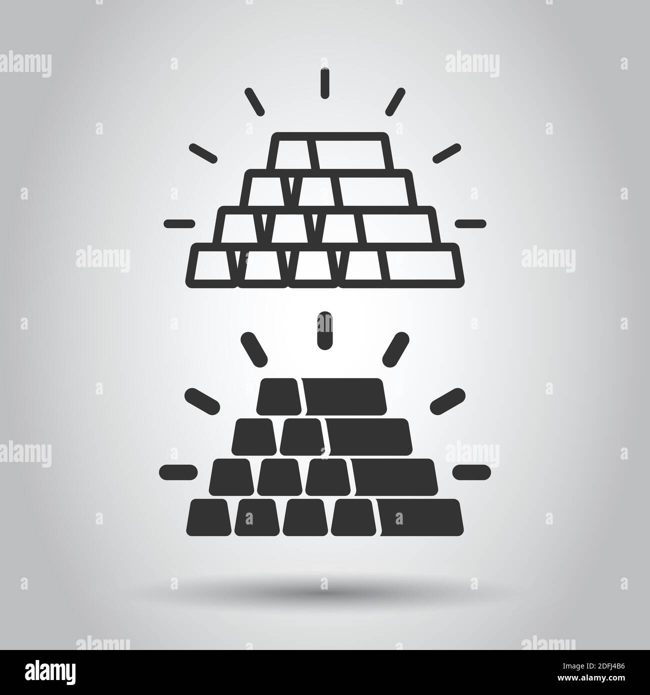 Metal stroke vector vectors Stock Vector Images - Alamy