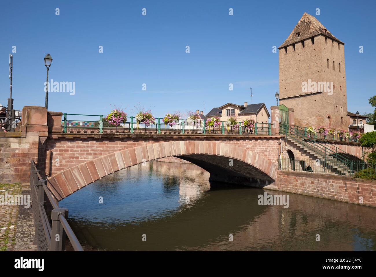 Stony Bridge, Strasbourg, Alsace, France, Europe Stock Photo