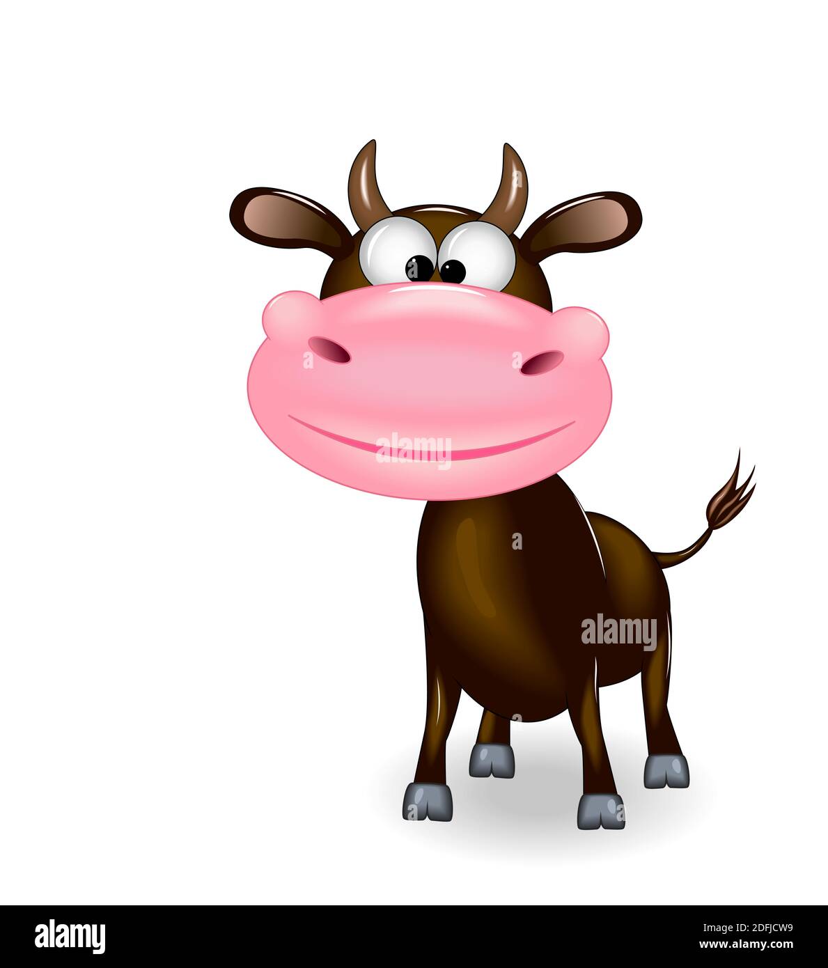 Cartoon bull hires stock photography and images Alamy