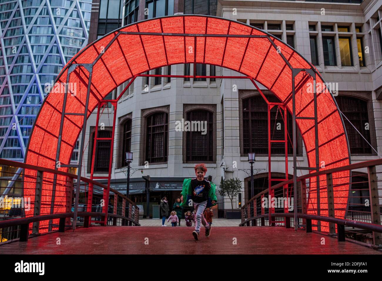 London, UK. 5th Dec, 2020. The Clew by Ottotto on Cubitt Steps
