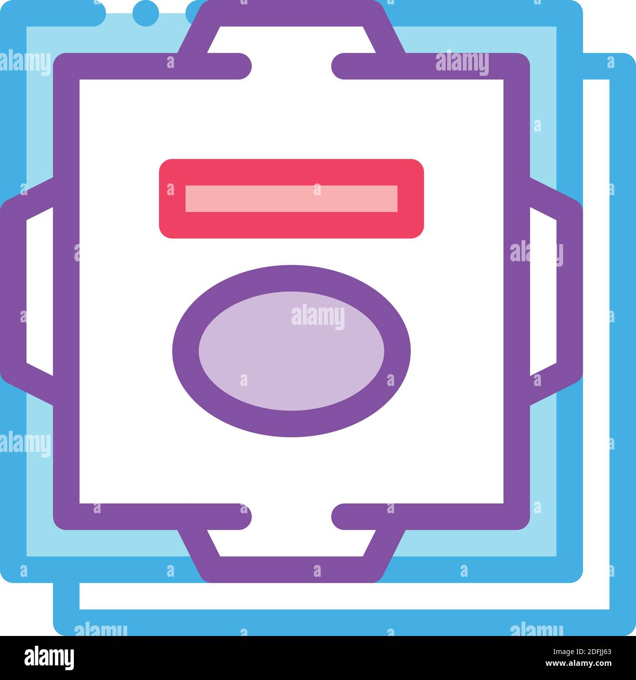 processor computer component color icon vector illustration Stock ...