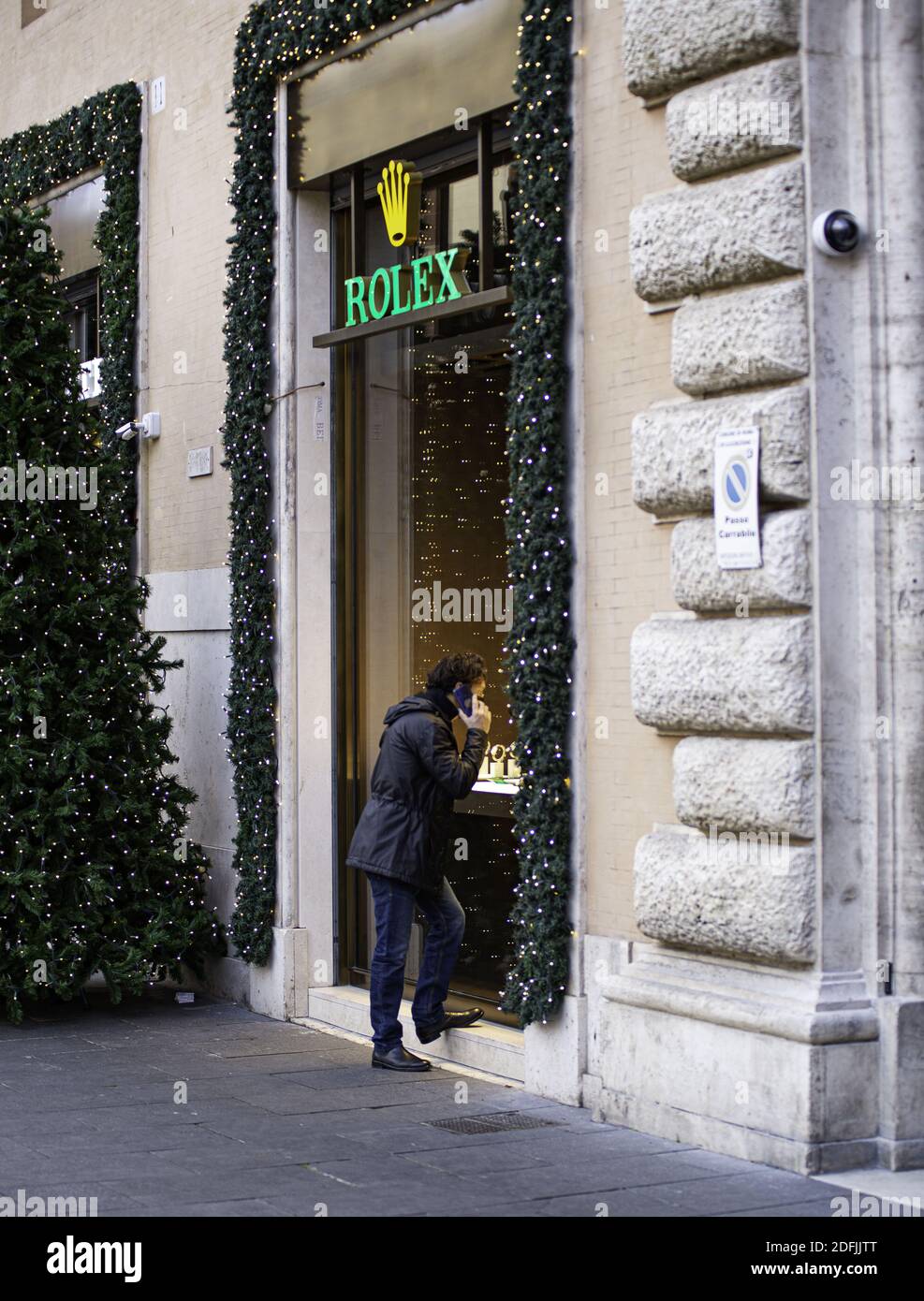 Roma, Piazza Venezia, Via del Corso Stock Photo - Alamy