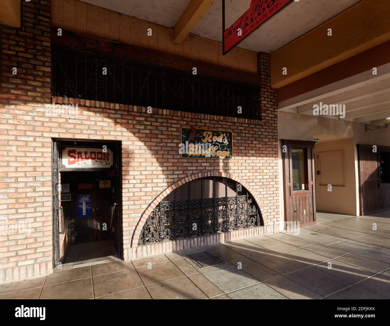 Red's Bird Cage Saloon in Yuma, Arizona Stock Photo