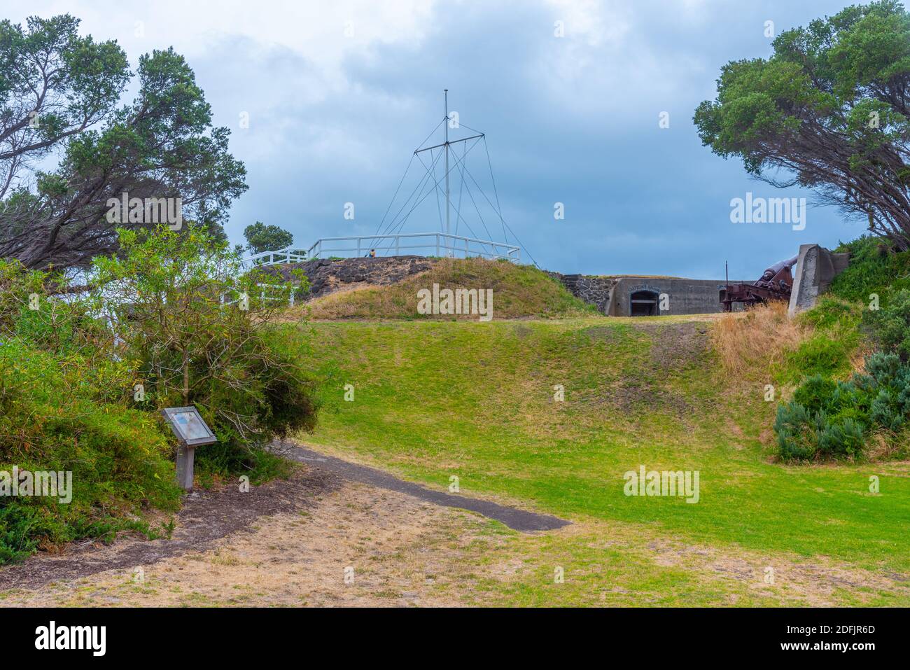 Battery hill at Port Fairy, Australia Stock Photo Alamy