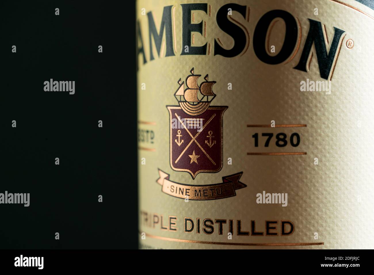 Cracow Poland 1st Dec 2020 Jameson Logo Seen On An Irish Whiskey Bottle Credit Vito Corleone Sopa Images Zuma Wire Alamy Live News Stock Photo Alamy