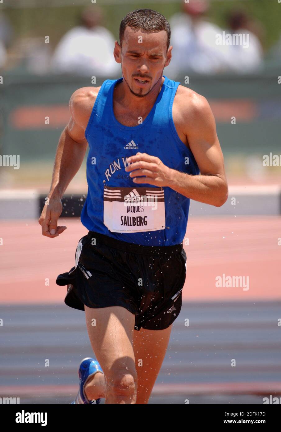 Carson, United States. 22nd May, 2005. Jacques Salberg placed second in the  steeplechase in 8:42.15 in the adidas Track Classic at the Home Depot  Center in Carson, Calif. on Sunday, May 22,