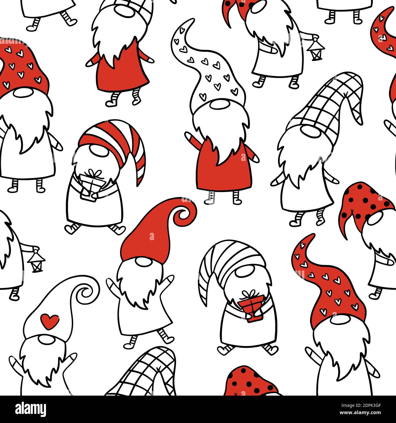 Christmas gnomes with Christmas trees gifts and Christmas garland Dwarves  in colorful   Christmas phone wallpaper Christmas wallpaper Cute christmas  wallpaper