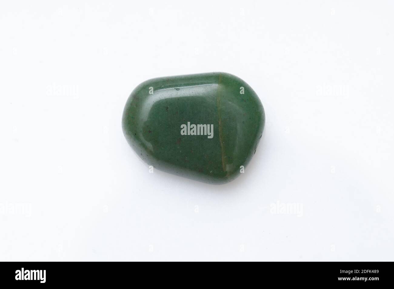 Natural stone aventurine on a white background Stock Photo - Alamy