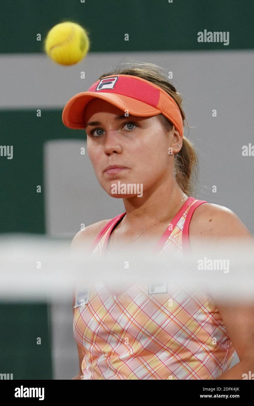 Sophia Kenin of the United States during her the second round of the