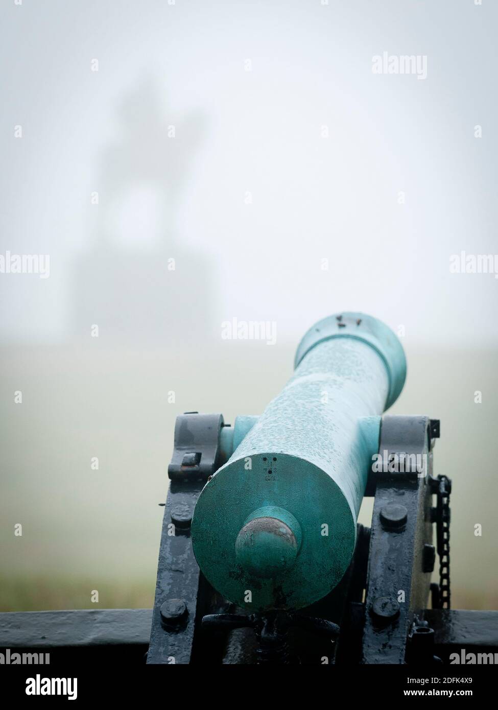 Cannons at Manassas National Battlefield, Virginia. Stock Photo