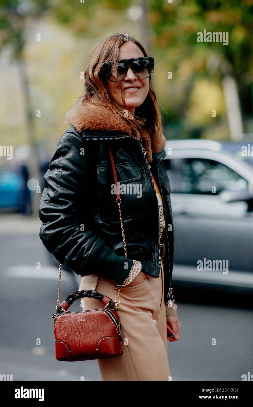 Street style, Keren Ann arriving at Chloe Spring Summer 2021 show, held at Palais de Tokyo, Paris, France, on October 1, 2020. Photo by Marie-Paola Bertrand-Hillion/ABACAPRESS.COM Stock Photo