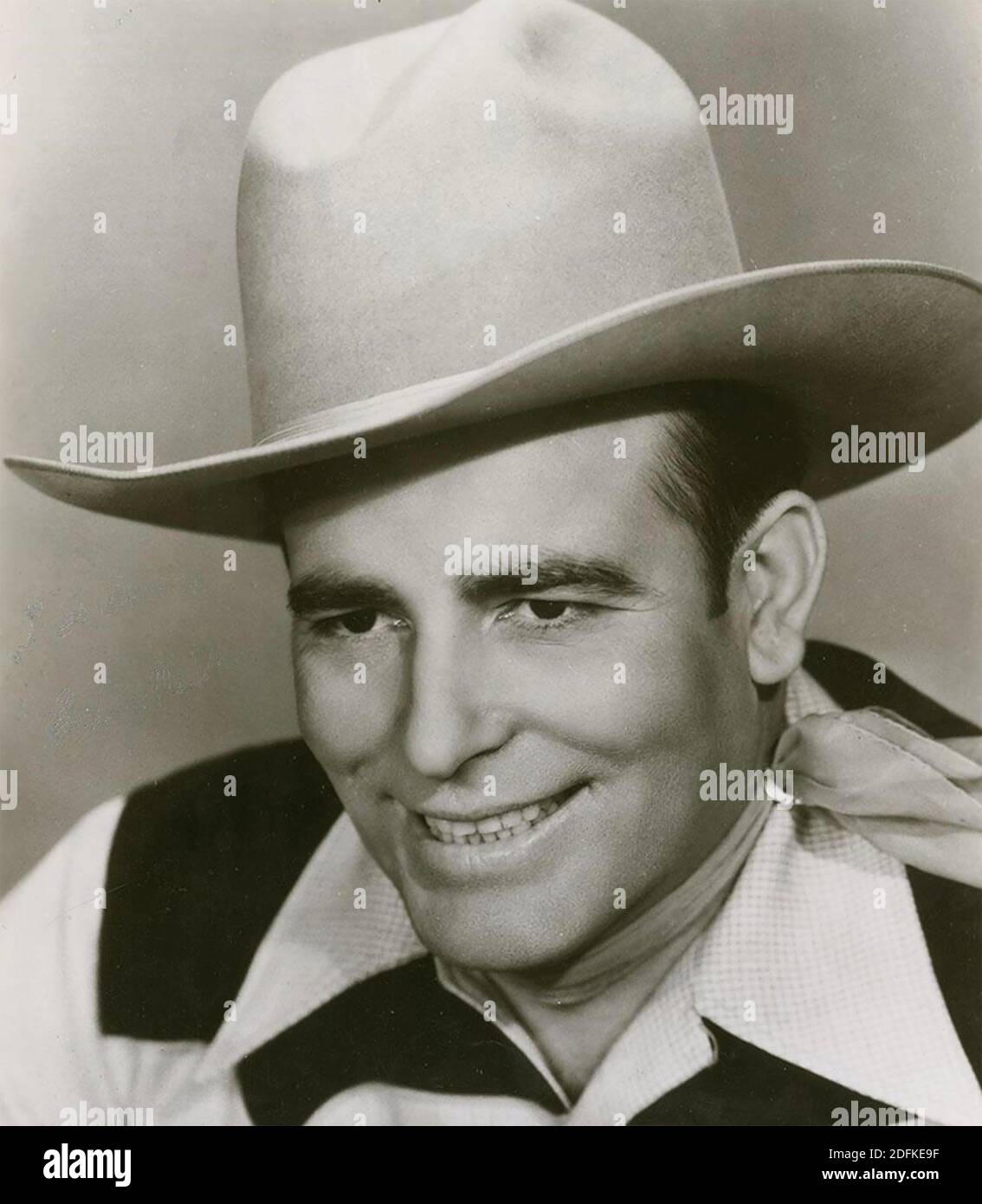 BOB WILLS (1905-1975) American Western Swing musician and leader of The Texas Playboys. Promotional photo about 1946 Stock Photo