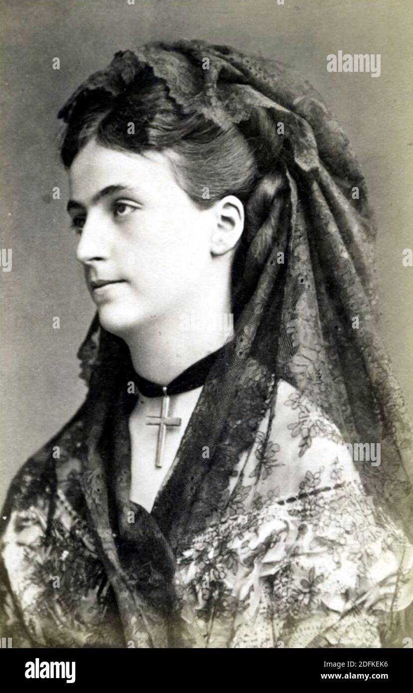 LILLI SCHUMANN (1848-1929)  German soprano singer Stock Photo