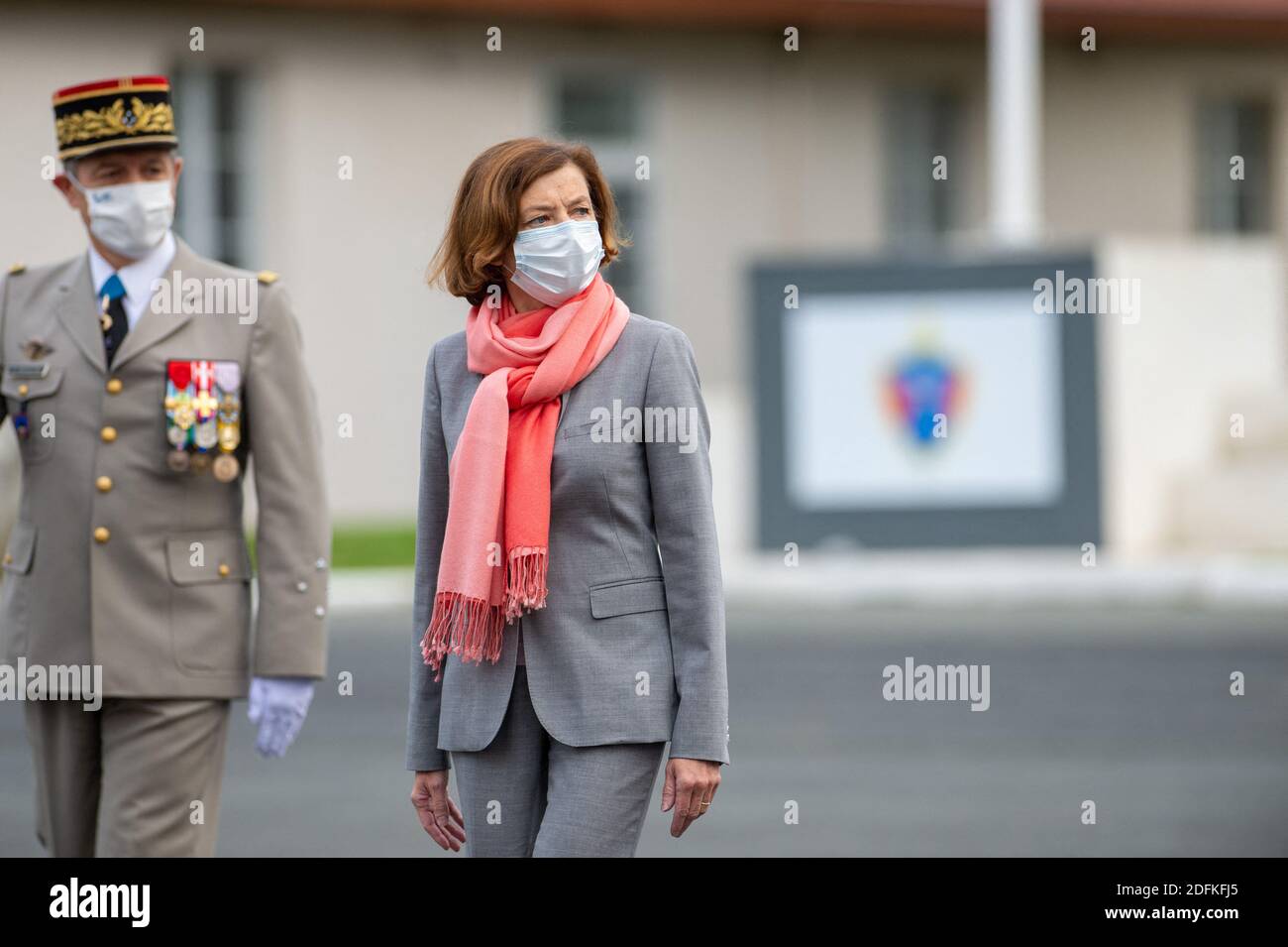 French minister of army Florence Parly meets with dozen young recruit ...