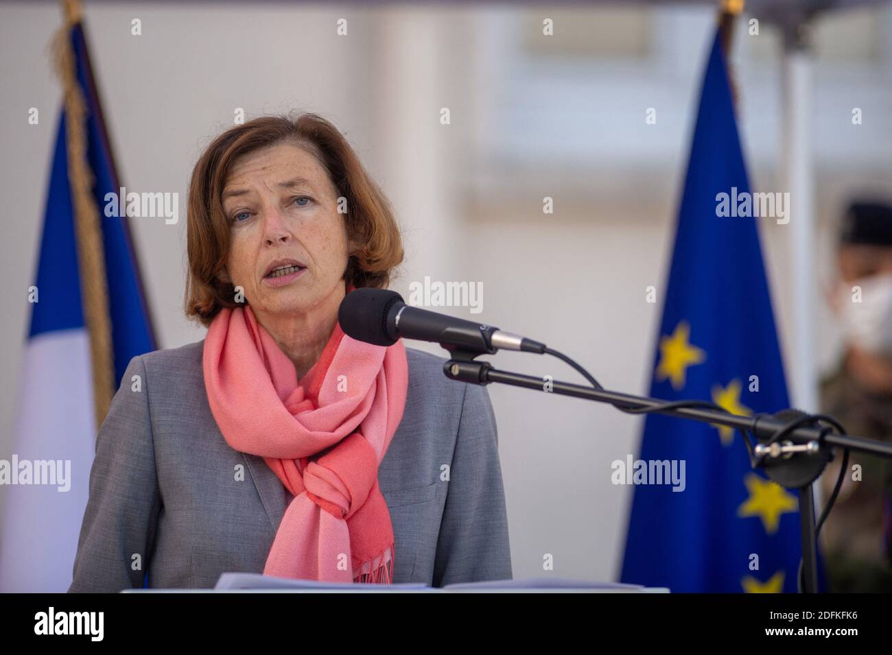 French minister of army Florence Parly meets with dozen young recruit ...