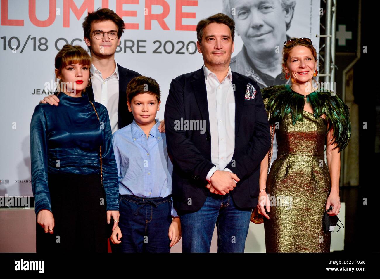 Stephane Audiard with family Eloi, Charlotte, Aminthe, Anselme ...