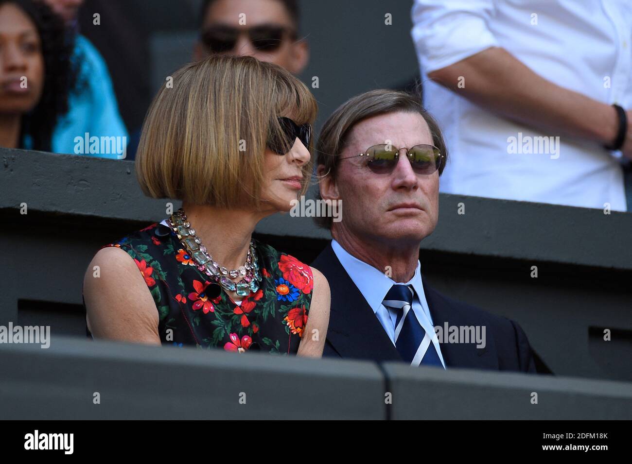 File Photo Dated July 11 15 Of Anna Wintour And Shelby Bryan Attend The Women Final At The Wimbledon Championships In London Uk Anna Wintour And Shelby Bryan Have Called It Quits