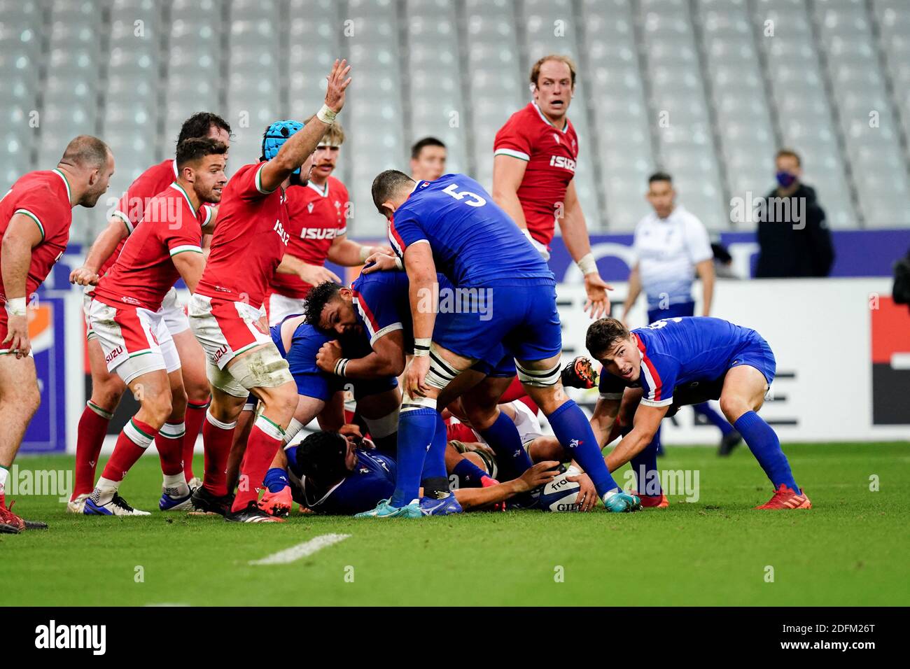 Antoine Dupont (FRA) during the Rugby Test Match France vs Wales in
