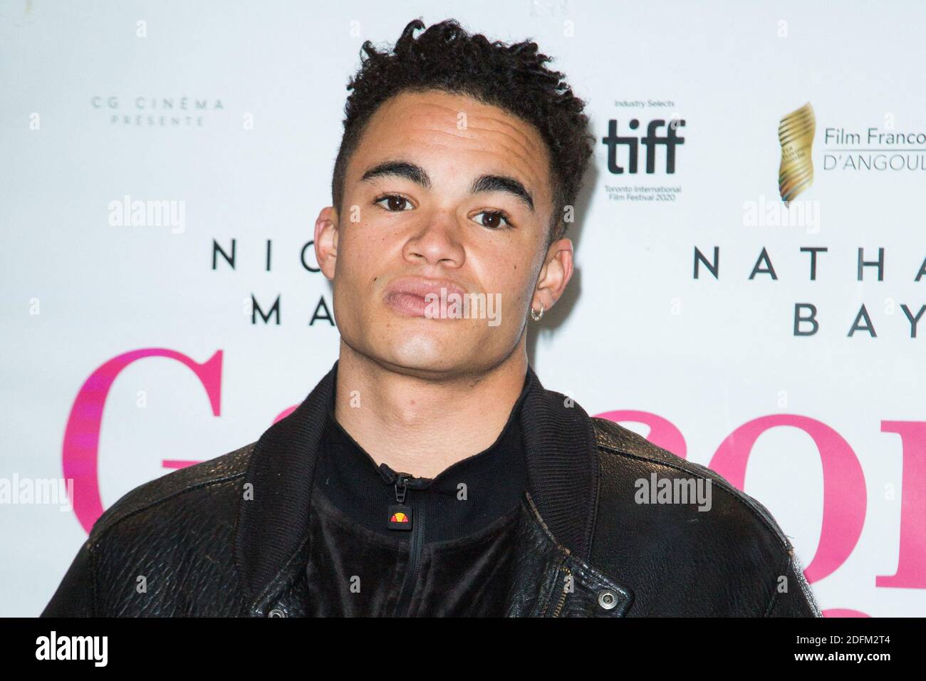 Theo Christine attends 'Garcon chiffon' Paris premiere at UGC Les ...