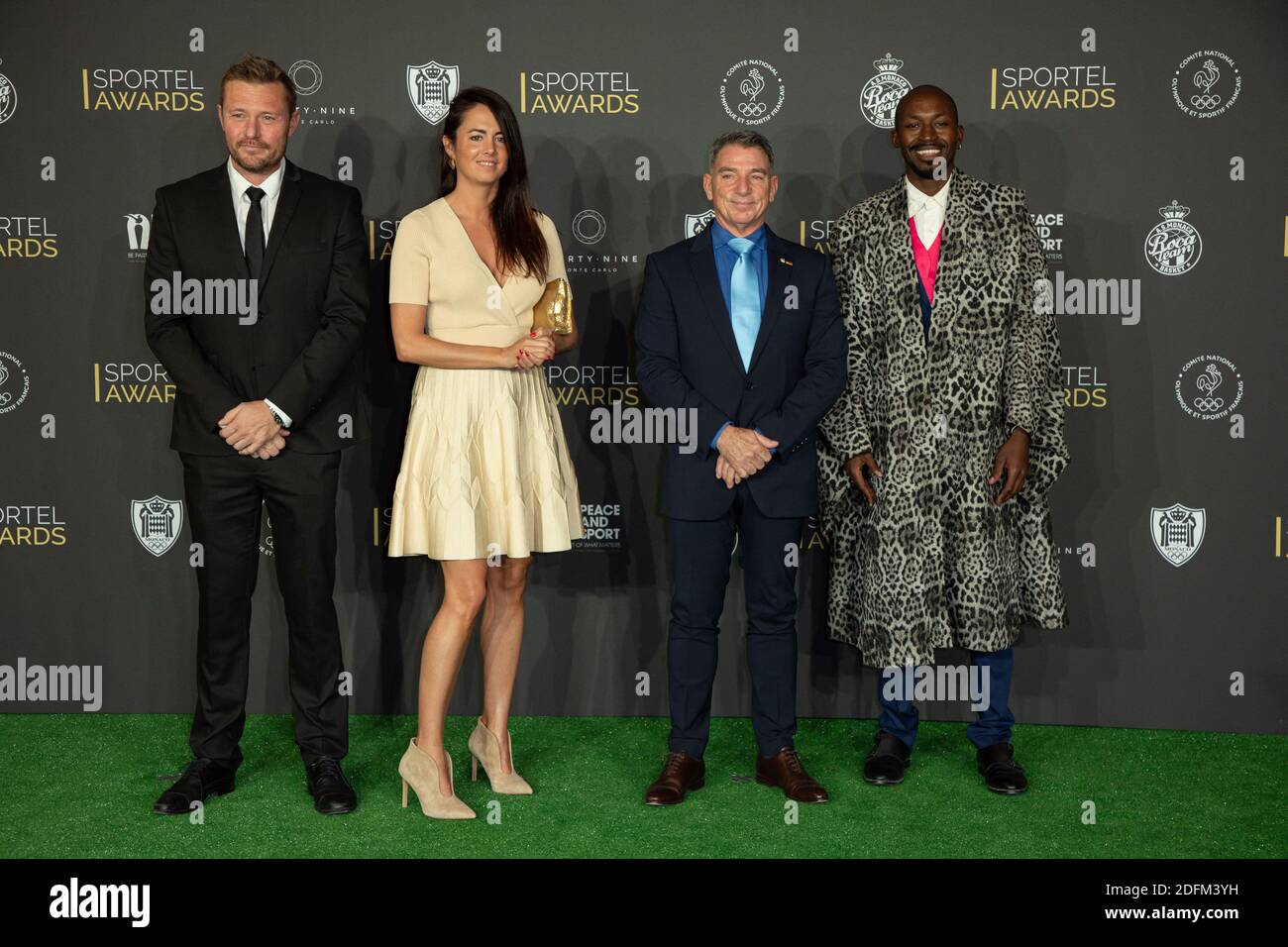 Jean-Baptiste Alaize attends the Sportel Awards Gala held at the Grimaldi  Forum on October 27, 2020 in Monaco. Photo by Marco  Piovanotto/ABACAPRESS.COM Stock Photo - Alamy