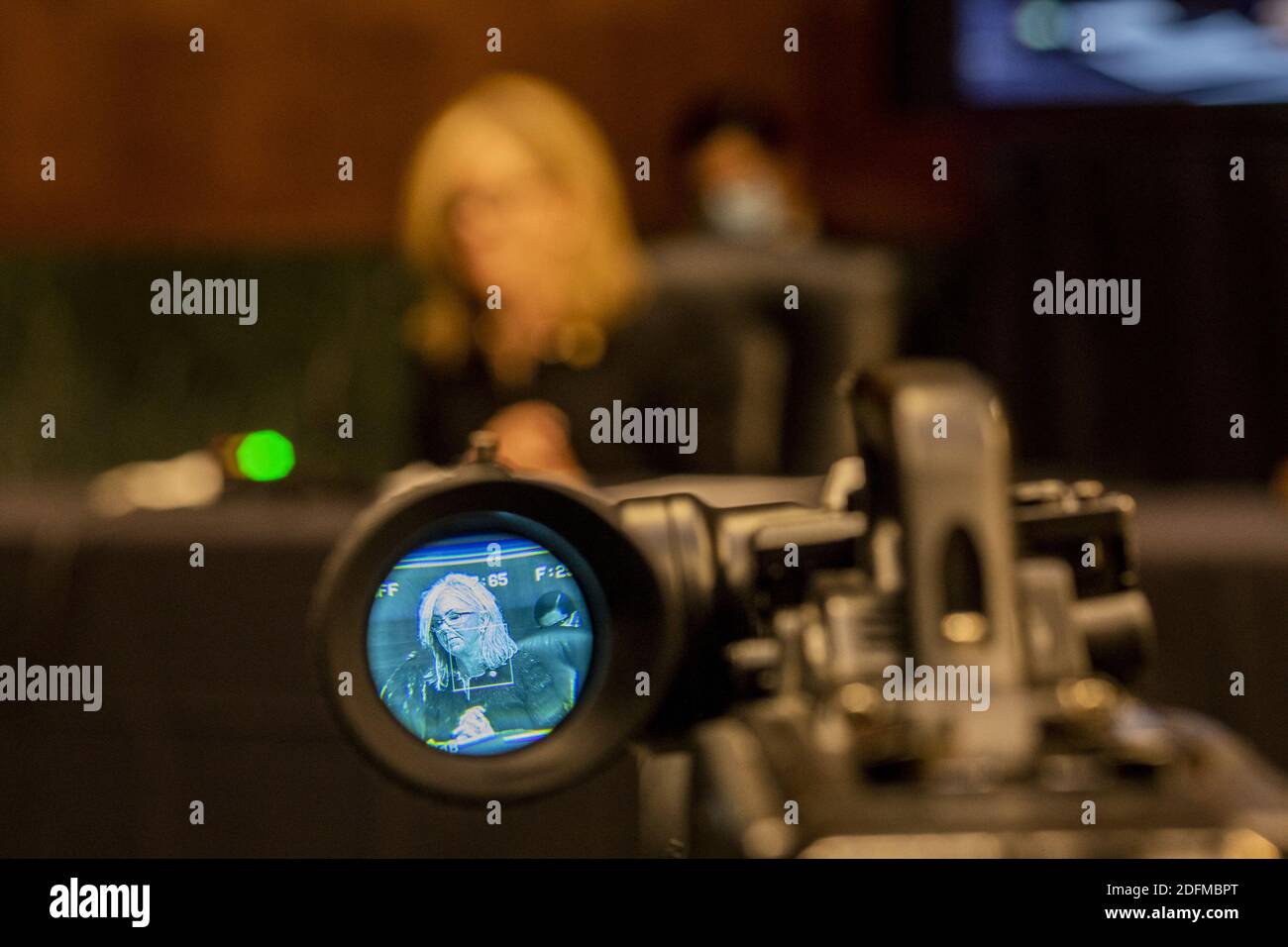 Washington, DC - November 10, 2020: U.S. Senator Marsha Blackburn of Tennessee speaks during the Crossfire Hurricane hearing with former FBI Deputy Director Andrew McCabe who appeared remotely. Photo by Jason Andrew/Pool/ABACAPRESS.COM Stock Photo