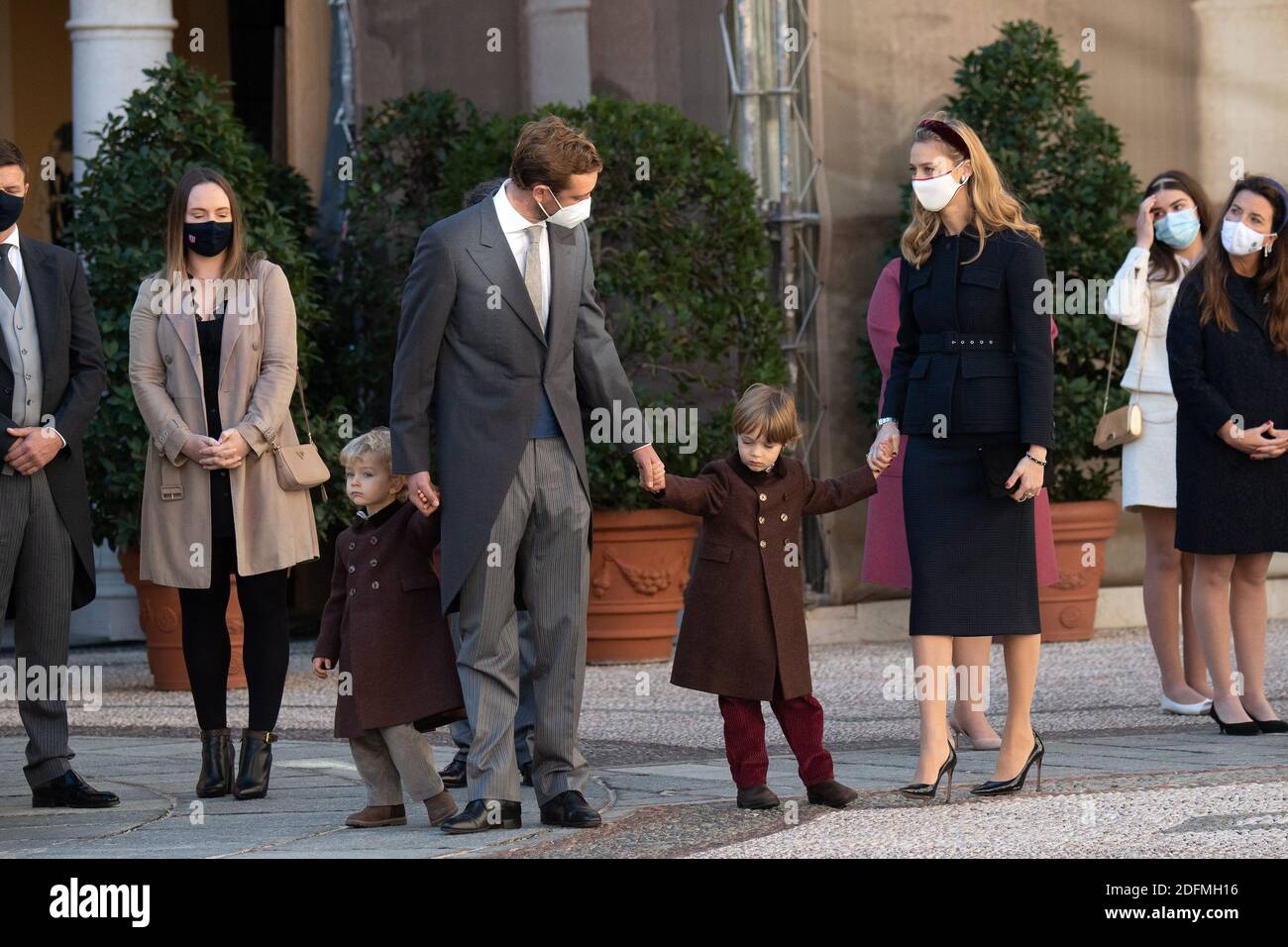 Pierre Casiraghi with his wife Beatrice BorromeoCasiraghi and their