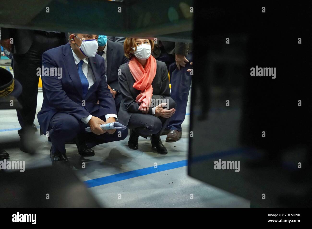 French Minister of the Armed Forces Florence Parly visits Dassault ...