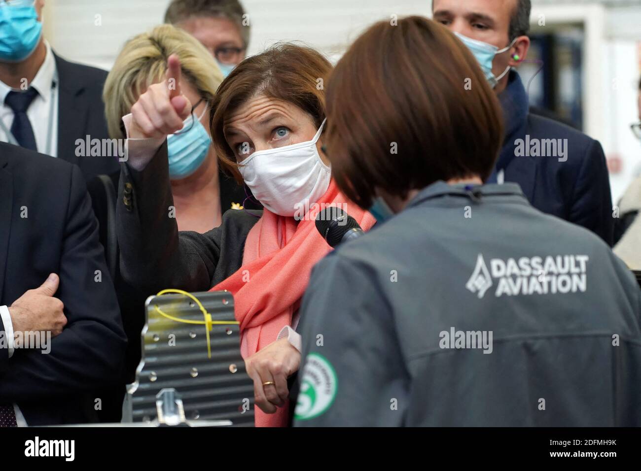French Minister of the Armed Forces Florence Parly visits Dassault ...