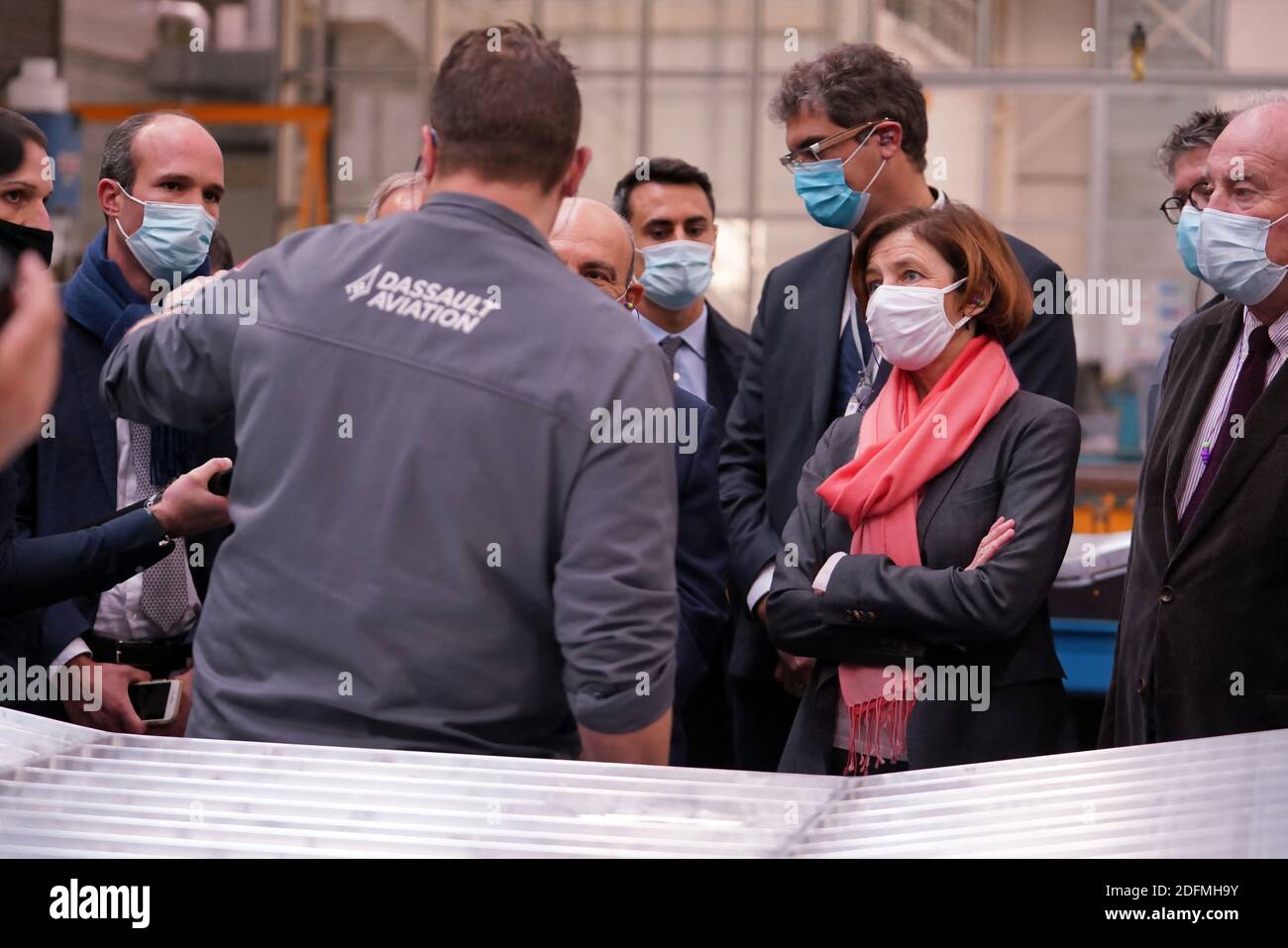 French Minister of the Armed Forces Florence Parly visits Dassault ...