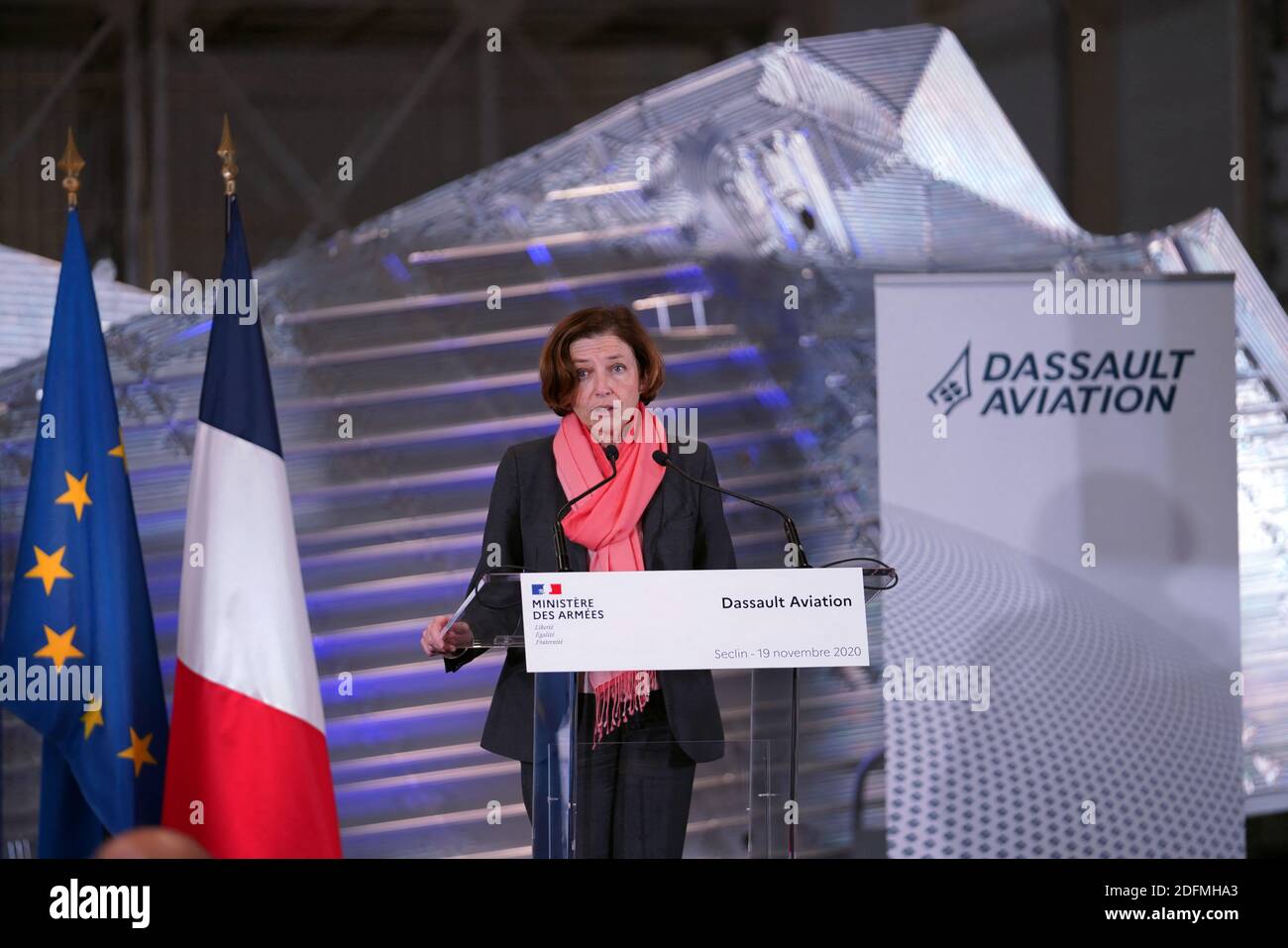 French Minister of the Armed Forces Florence Parly visits Dassault ...