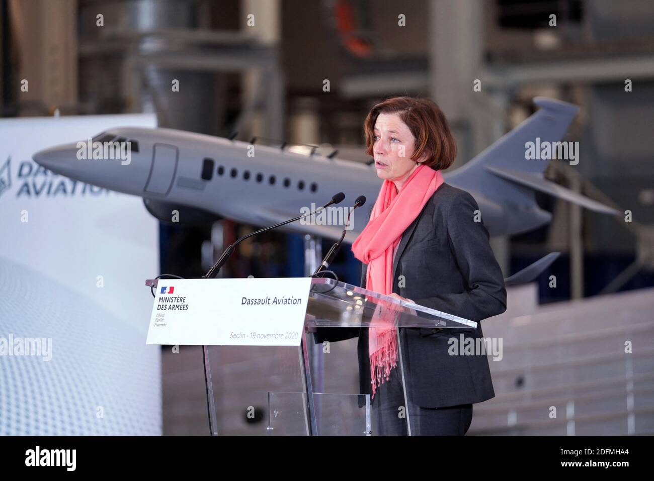 French Minister of the Armed Forces Florence Parly visits Dassault ...