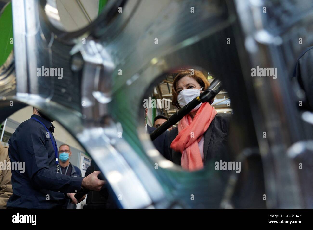 French Minister of the Armed Forces Florence Parly visits Dassault ...