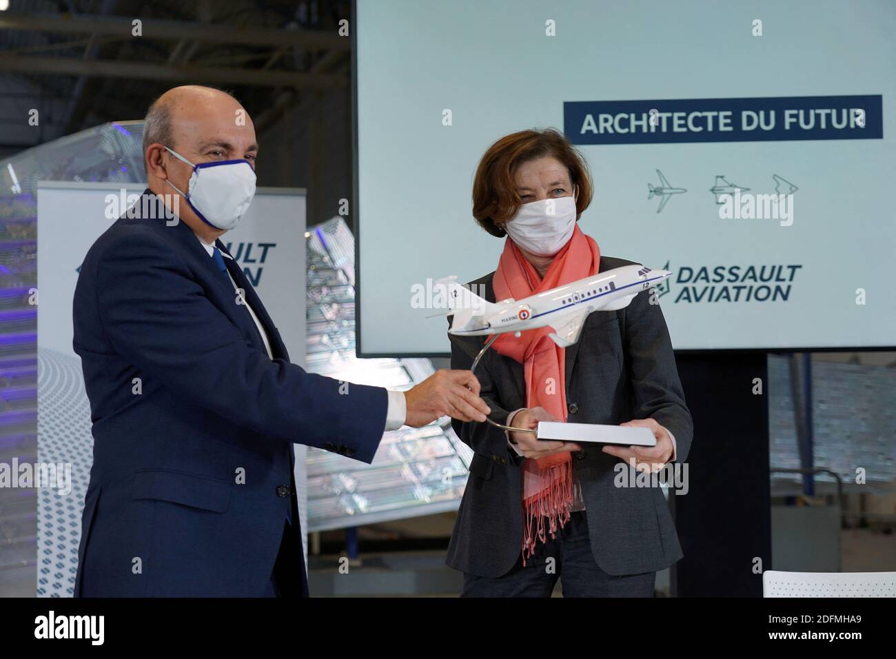 French Minister of the Armed Forces Florence Parly visits Dassault ...