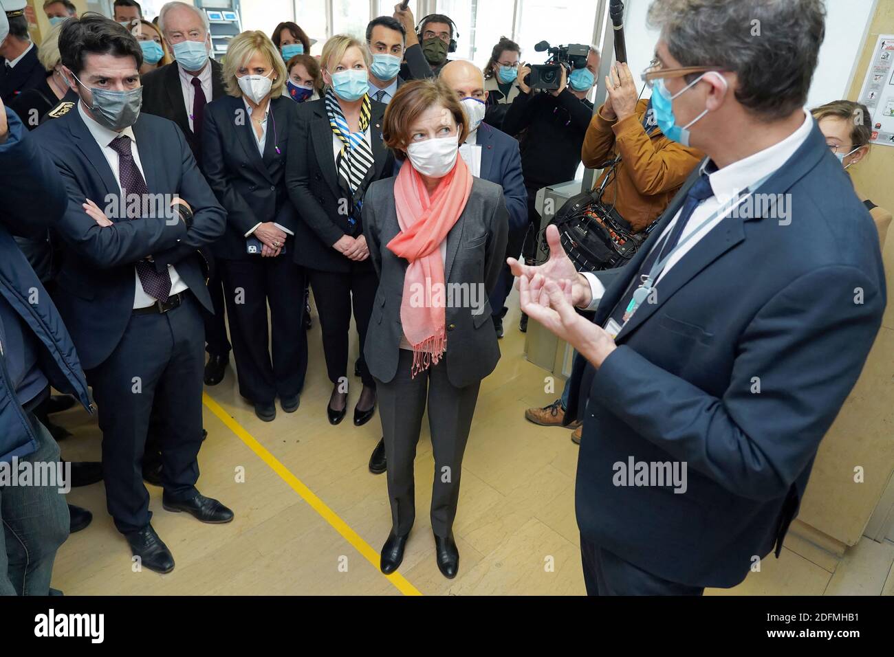 French Minister of the Armed Forces Florence Parly visits Dassault ...