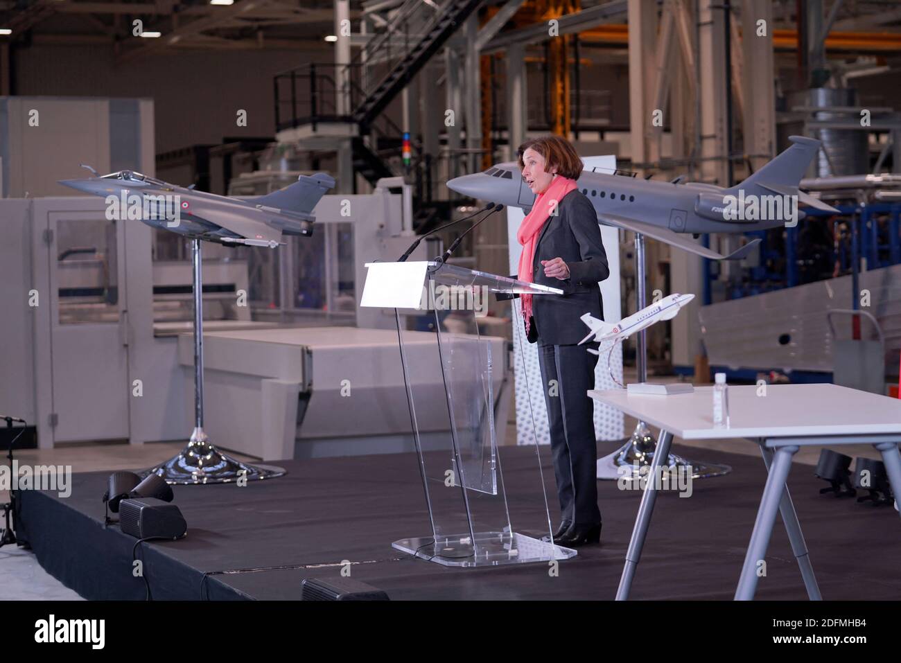 French Minister of the Armed Forces Florence Parly visits Dassault ...