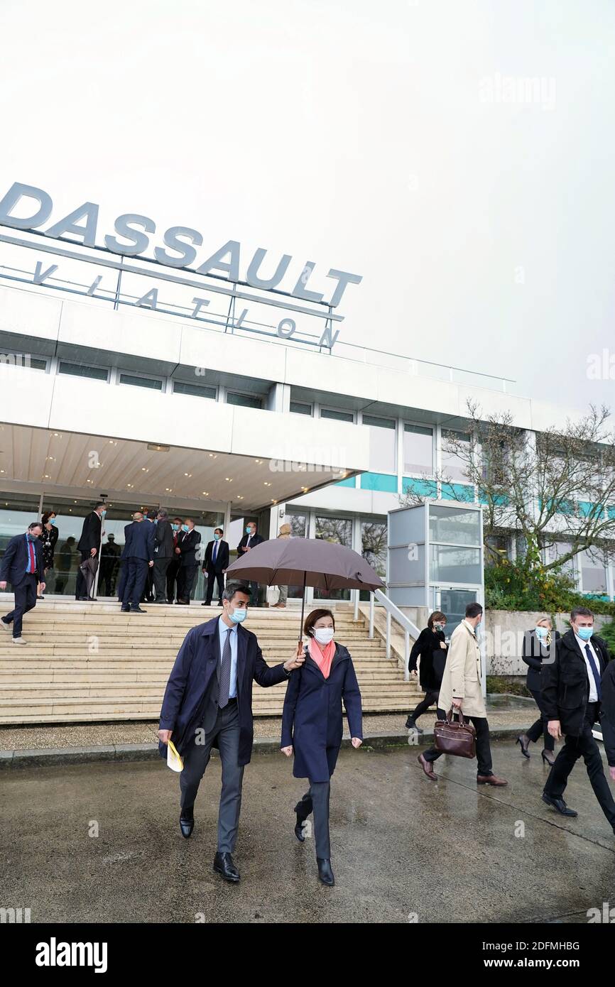 French Minister of the Armed Forces Florence Parly visits Dassault ...