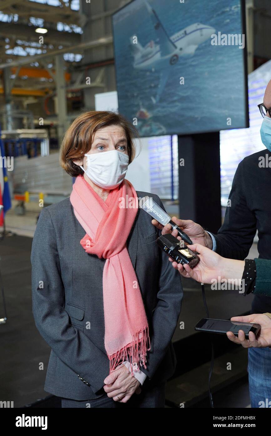 French Minister of the Armed Forces Florence Parly visits Dassault ...