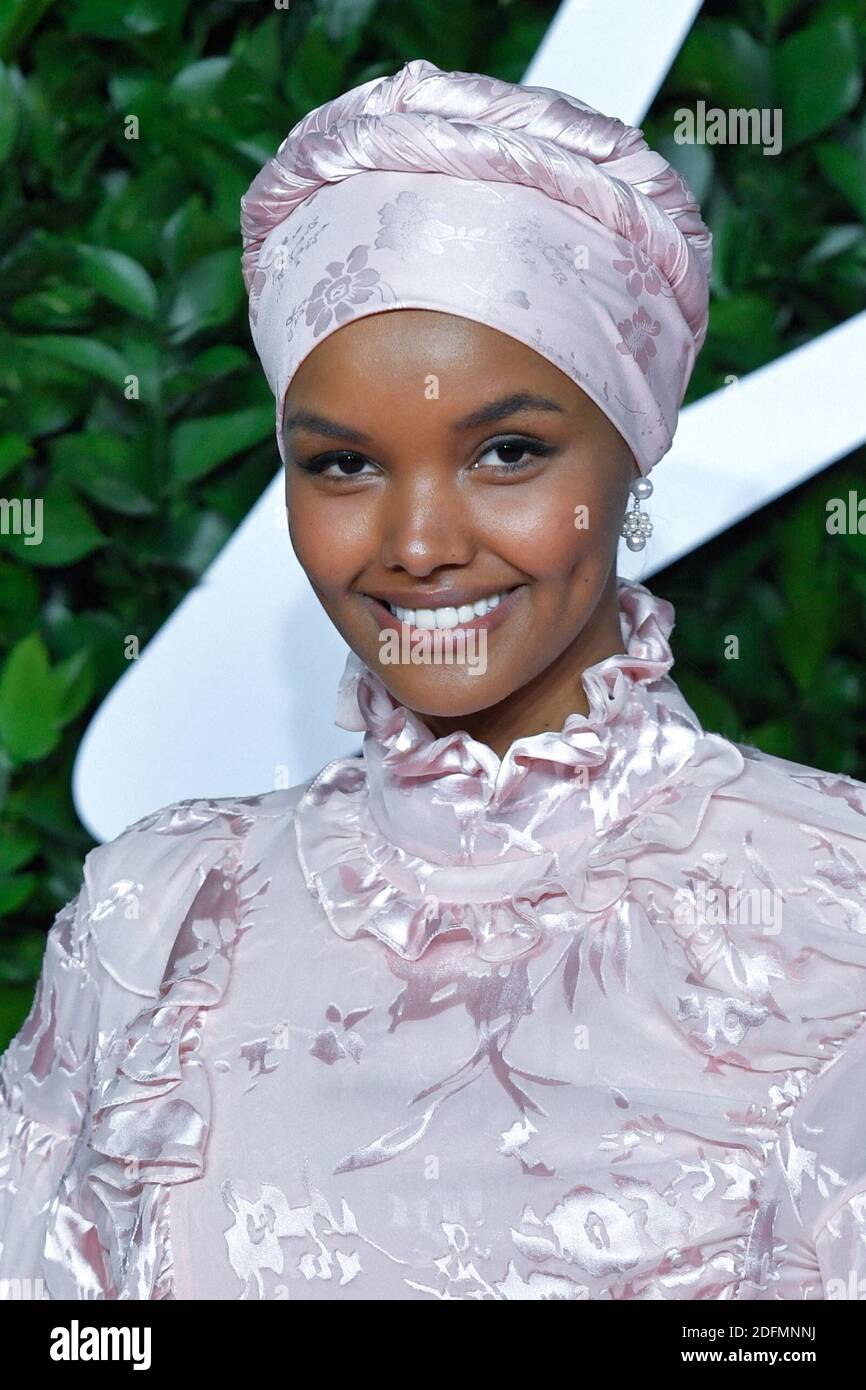 File photo dated December 02, 2019 of Halima Aden attending the Fashion ...