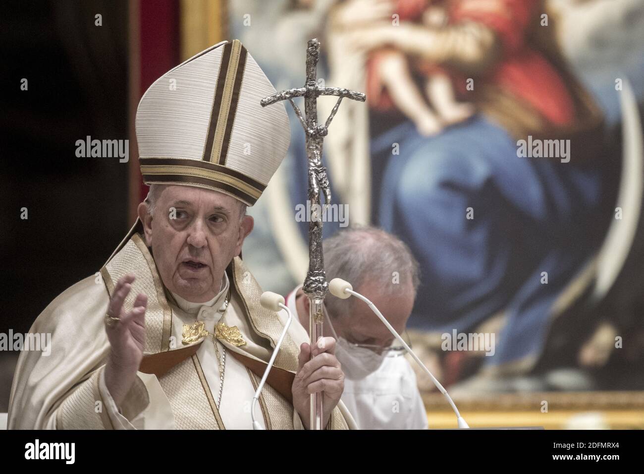 Pope Francis Names Thirteen New Cardinals During A Consistory Ceremony In St Peter S Basilica Vatican On November 28 2020 Pope Francis Held The 7th Ordinary Public Consistory Of His Pontificate To Create
