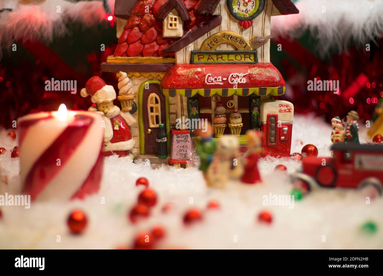 Augusta, Ga USA 12 05 20 Coca Cola Holiday Vintage Village