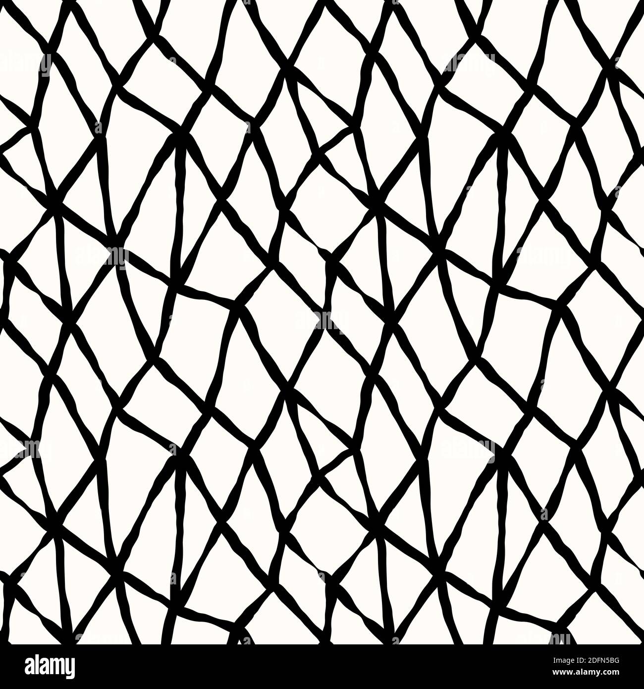Seamless hand drawn ink pattern. Creative endless background with blots ...