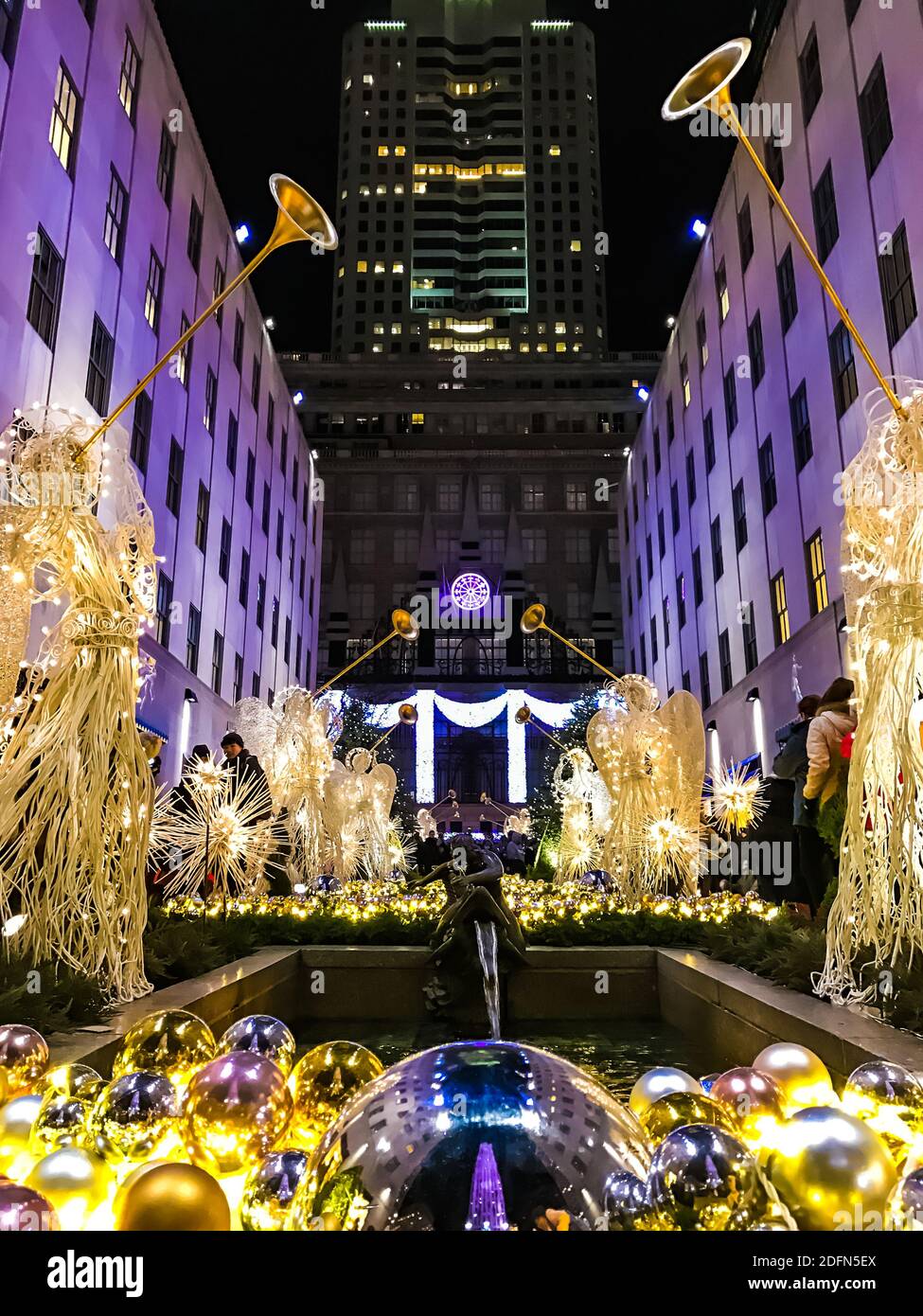 Saks Fifth Avenue Light Show on Fifth Avenue right in front of the