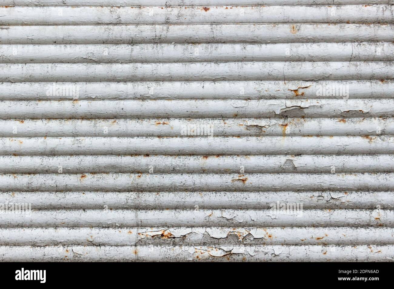 Gray roll old door for background Stock Photo