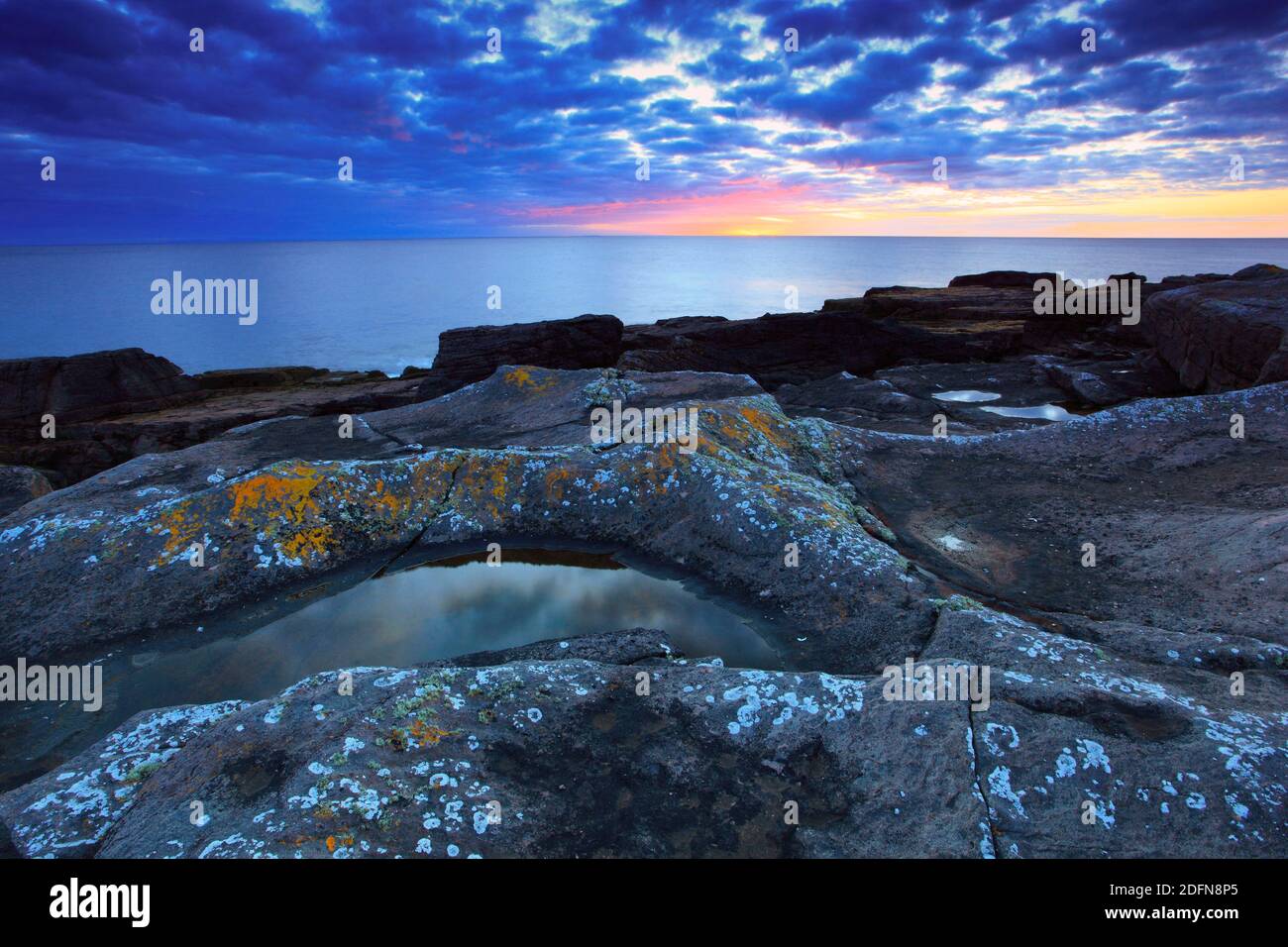 Coast, Coigach Peninsula, Scotland, Tidal pools Stock Photo
