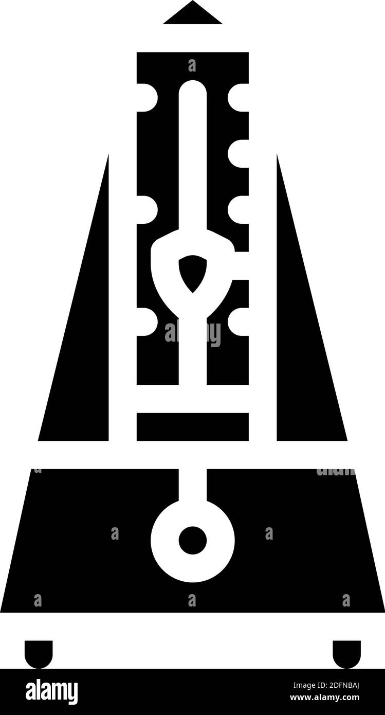 Metronome symbol Black and White Stock Photos & Images Alamy
