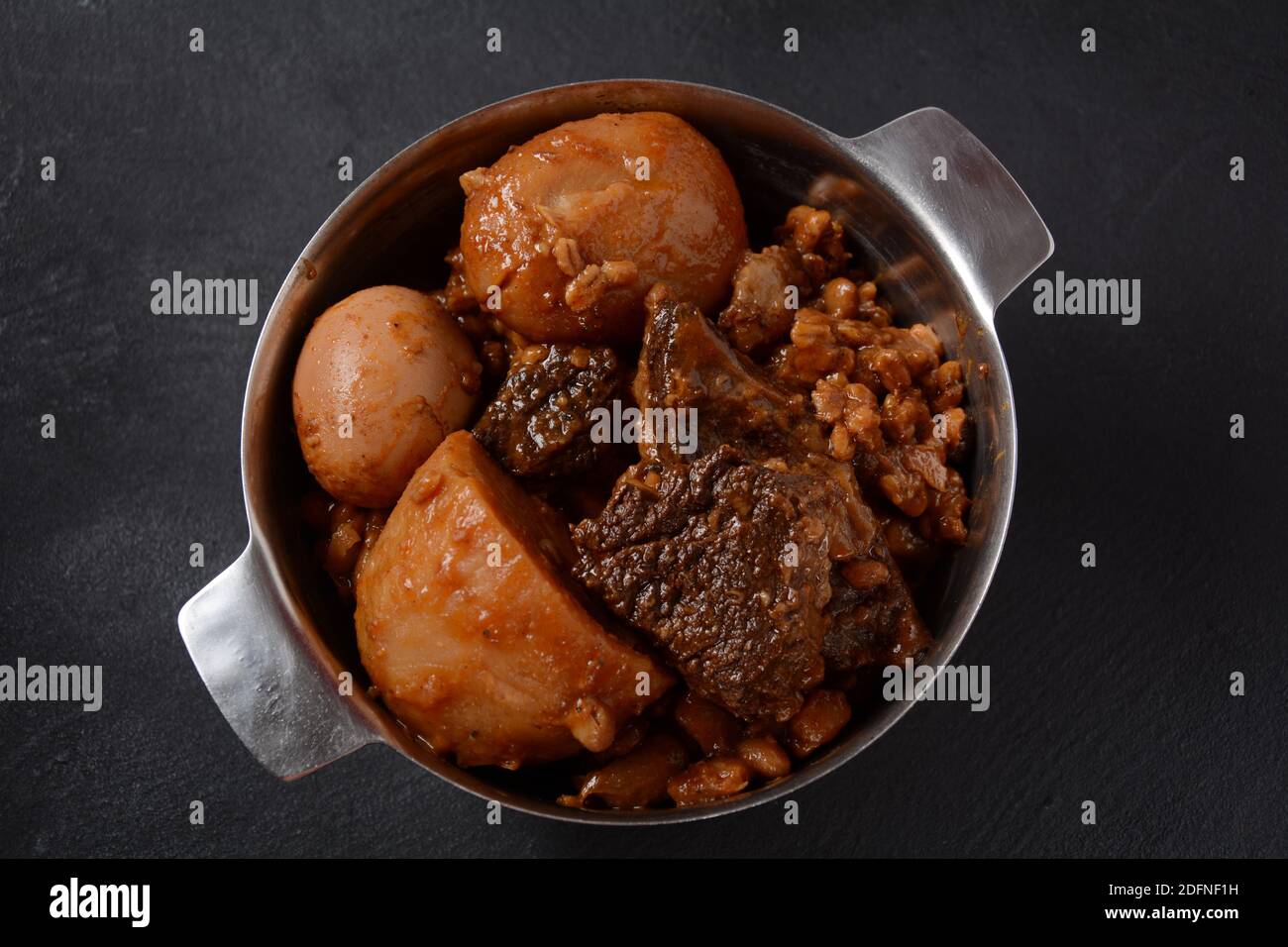 Jewish cuisine Cholent (Hamin).Traditional main dish for Jewish